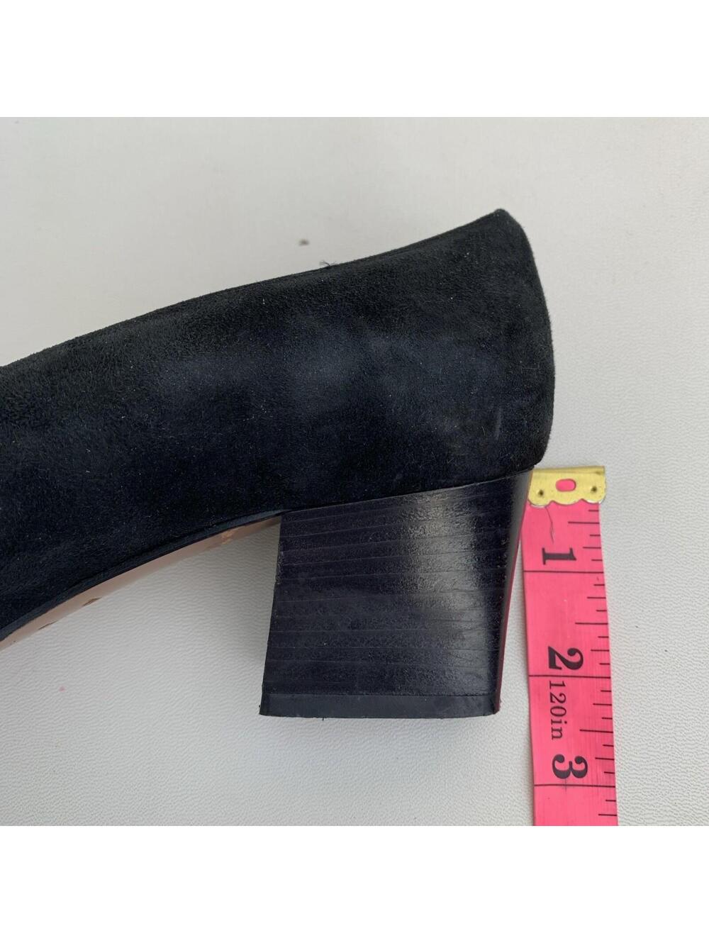 Vintage Ann Taylor Black Shoes Pumps Heels Sz 7.5 Womens True to size - Picture 11 of 11